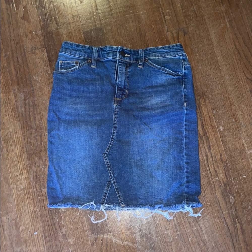 Blue Skirt.